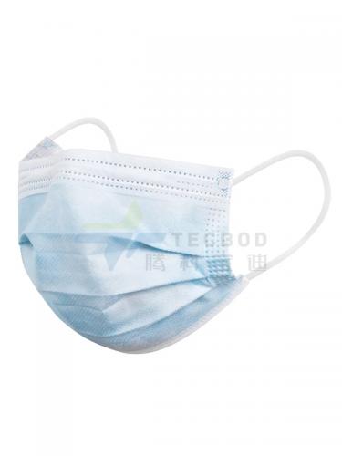 Flat Earloop Adjustable Nose Clip Surgical Facemask