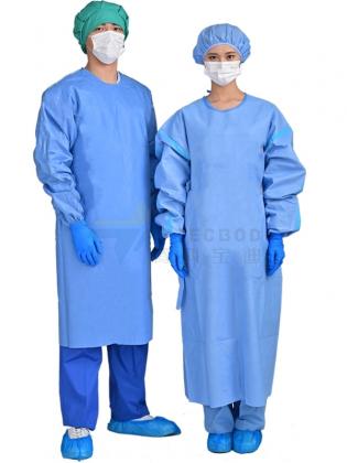 Fabric Reinforced Sterile Disposable Surgical Gown